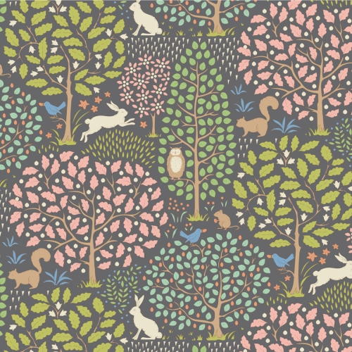 Tilda Patchwork Stoff Baumwolle - Sanctuary - Greygreen